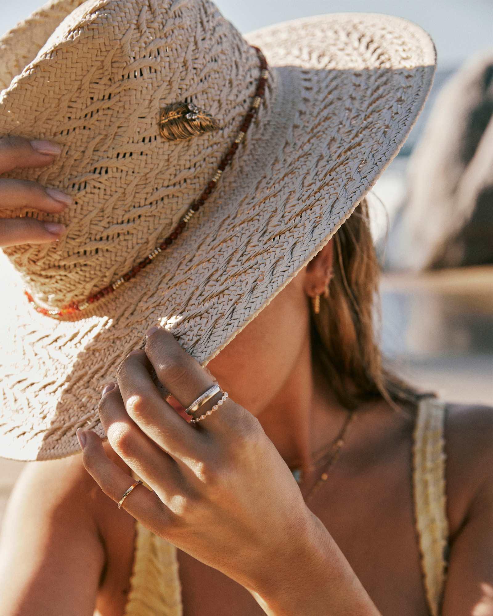 Kayla Vintage Gold Statement Hat Pin Product Image