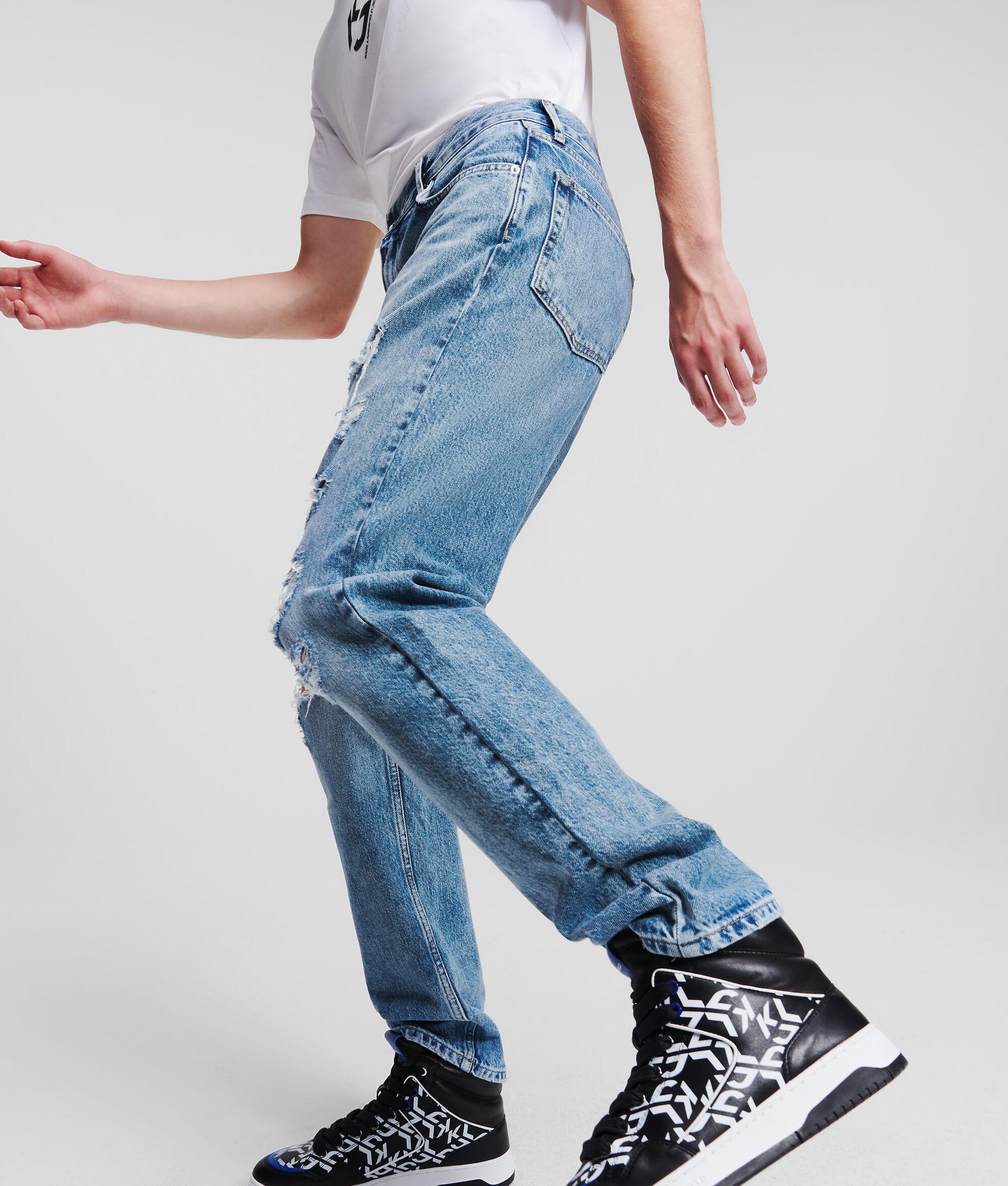 DISTRESSED STRAIGHT JEANS Product Image