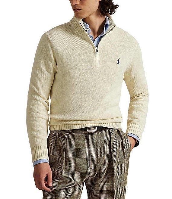 Polo Ralph Lauren Cotton Shaker Half-Zip Sweater Product Image