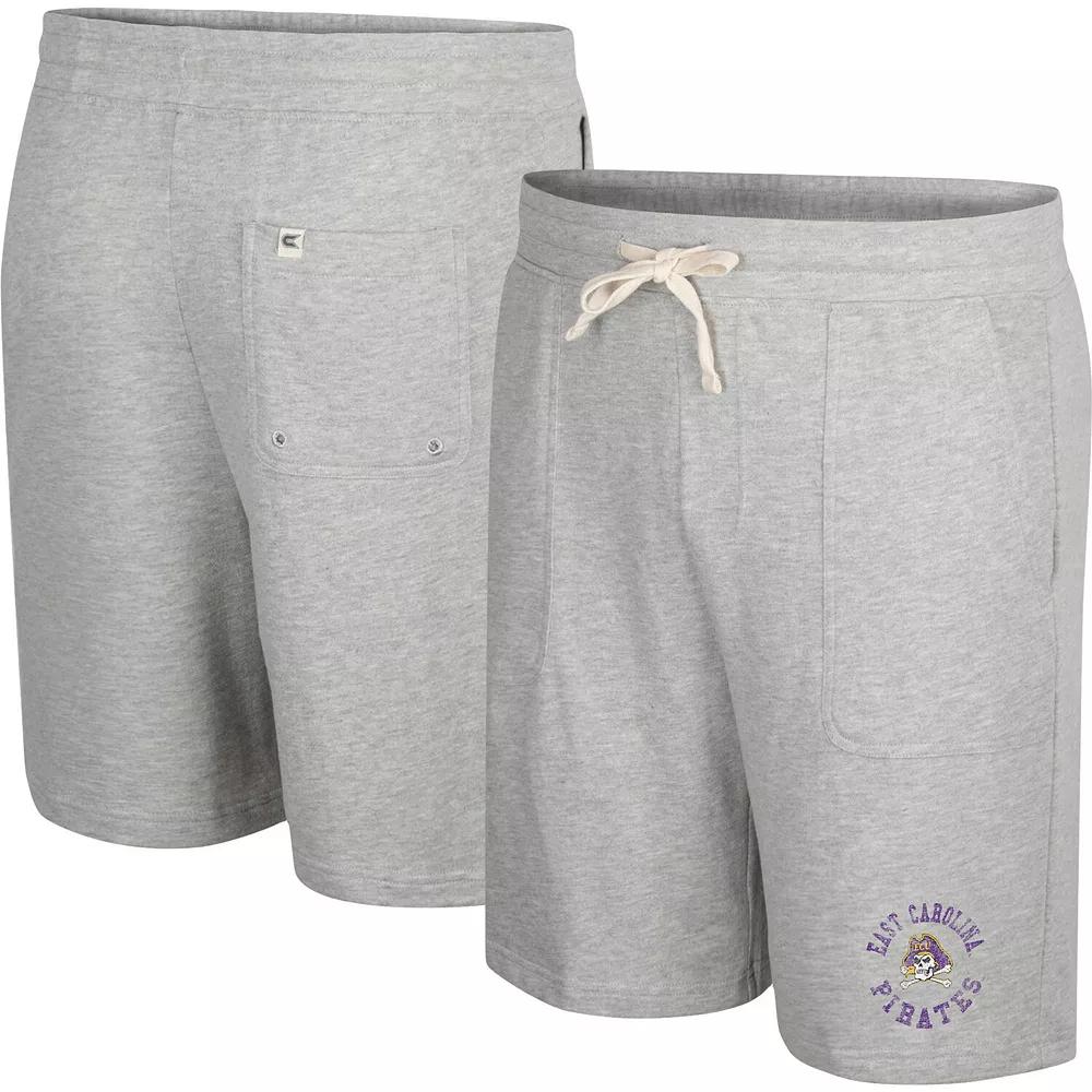 Men's Colosseum Heather Gray Texas Longhorns Love To Hear This Terry Shorts,  Product Image