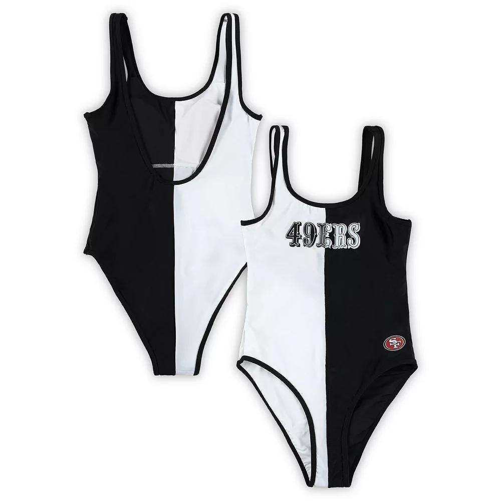 Women's G-III 4Her by Carl Banks Black San Francisco 49ers Last Stand One-Piece Swimsuit, Size: 2XL Product Image