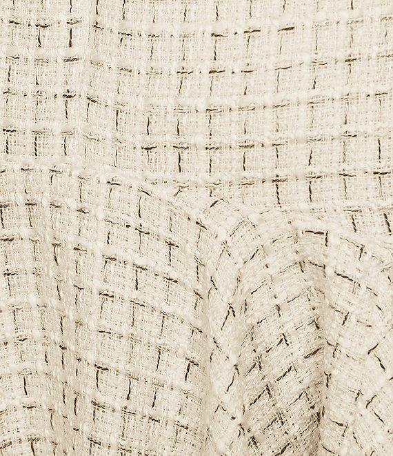 Antonio Melani Aubriella Tweed Square Neck Sleeveless A-Line Dress Product Image