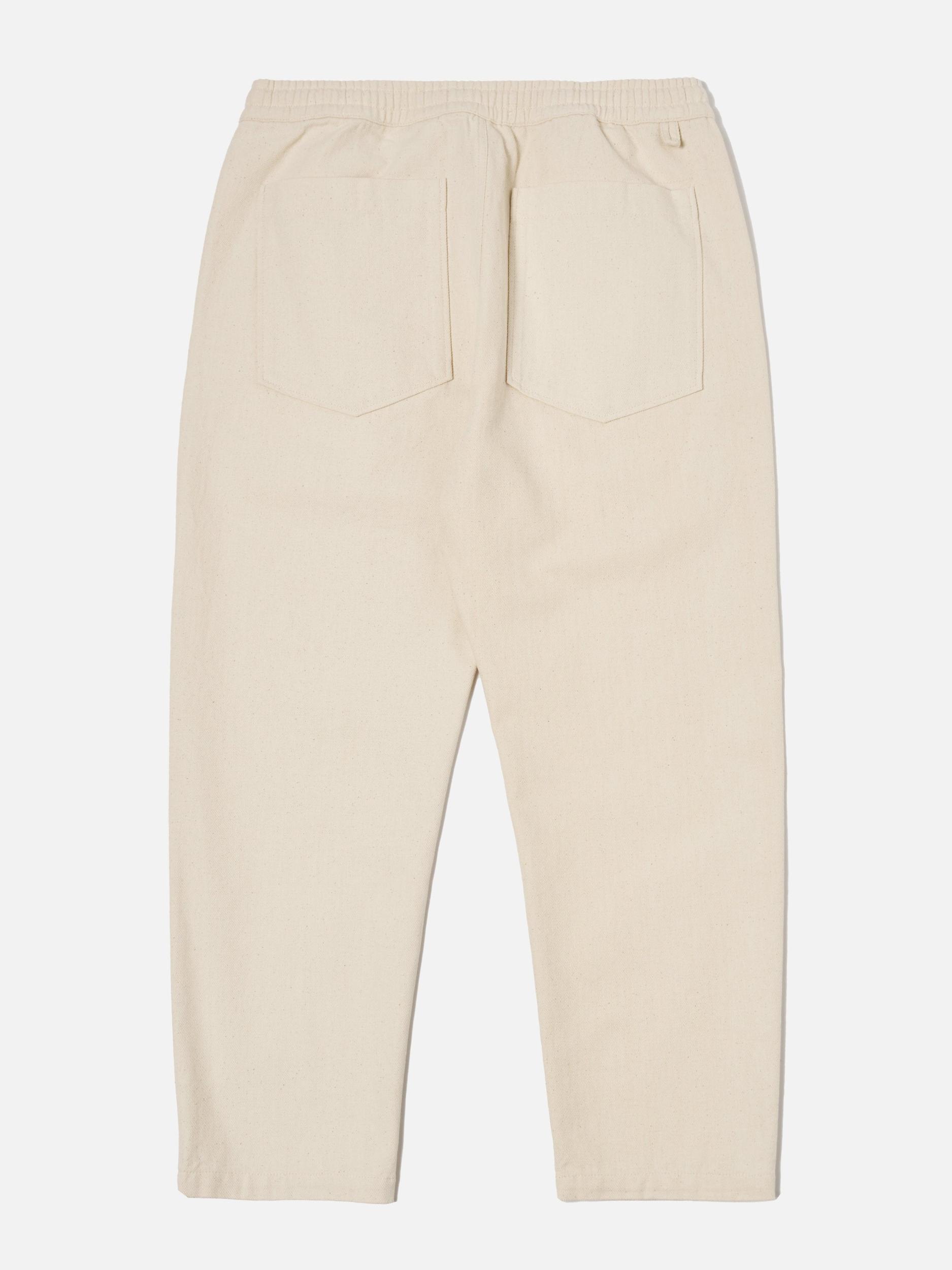 Ecru Recycled Cotton Hi Water Trouser Product Image