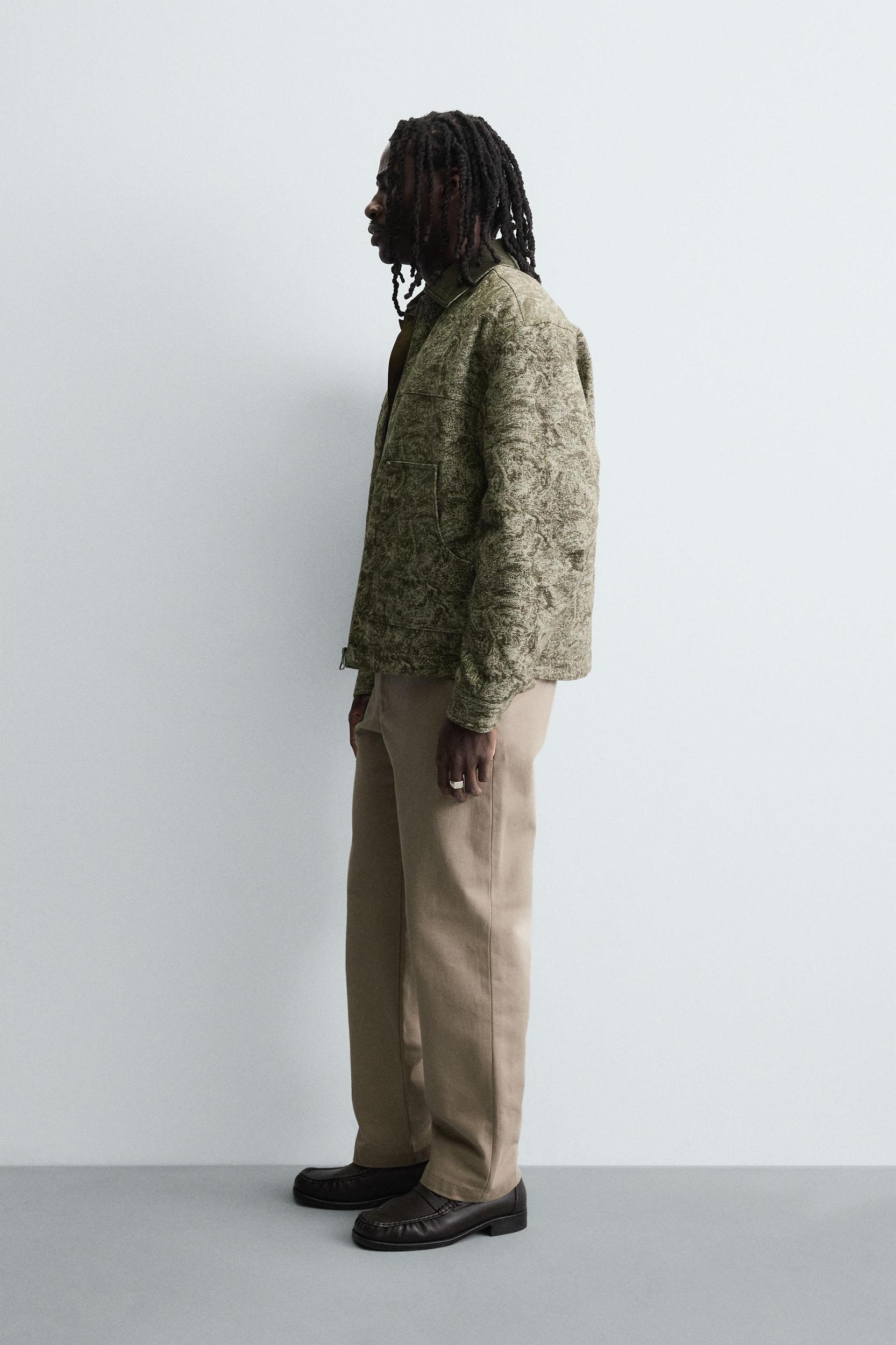 ABSTRACT JACQUARD QUILTED JACKET Product Image