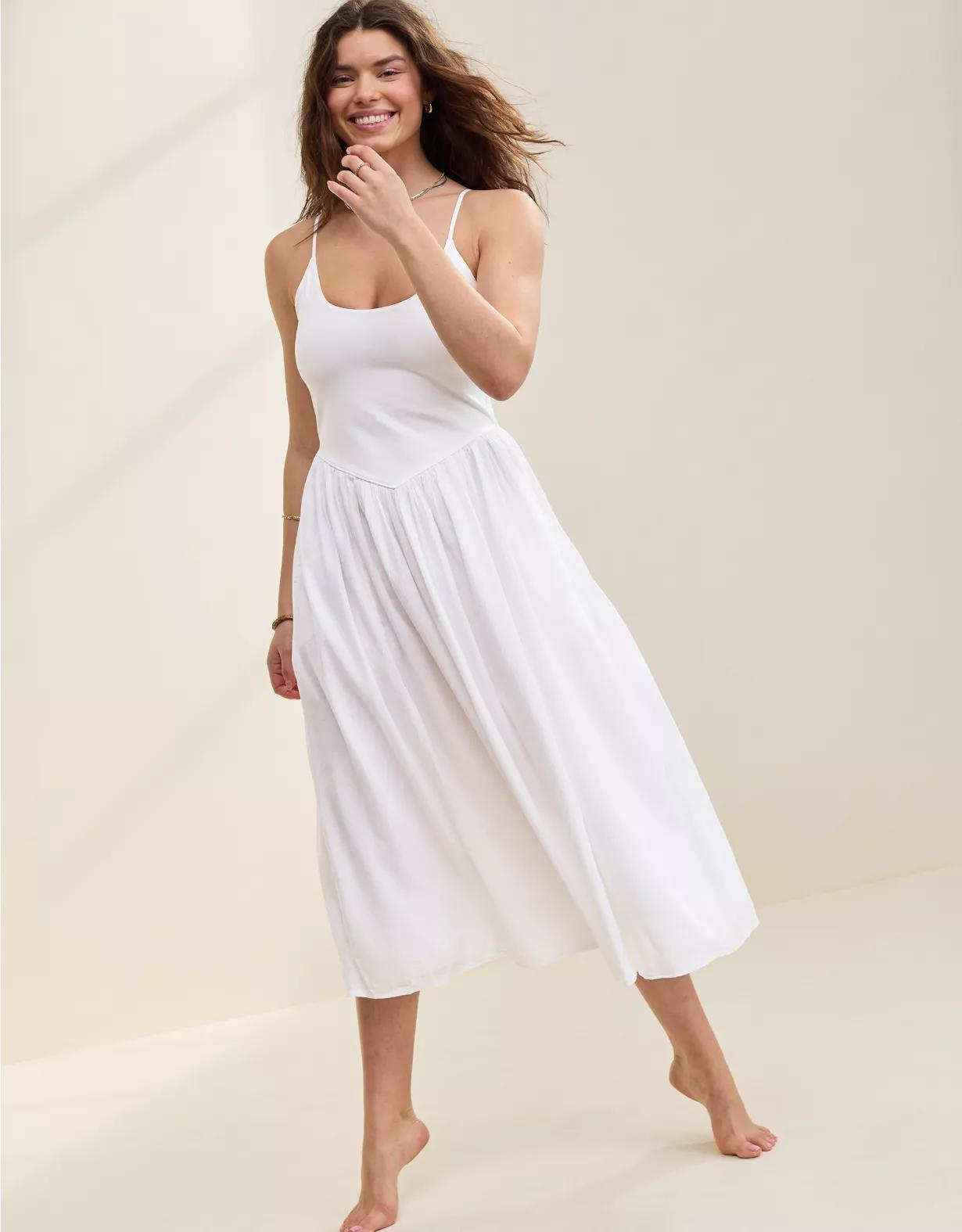 Aerie At The Barre Midi Dress Women's Product Image