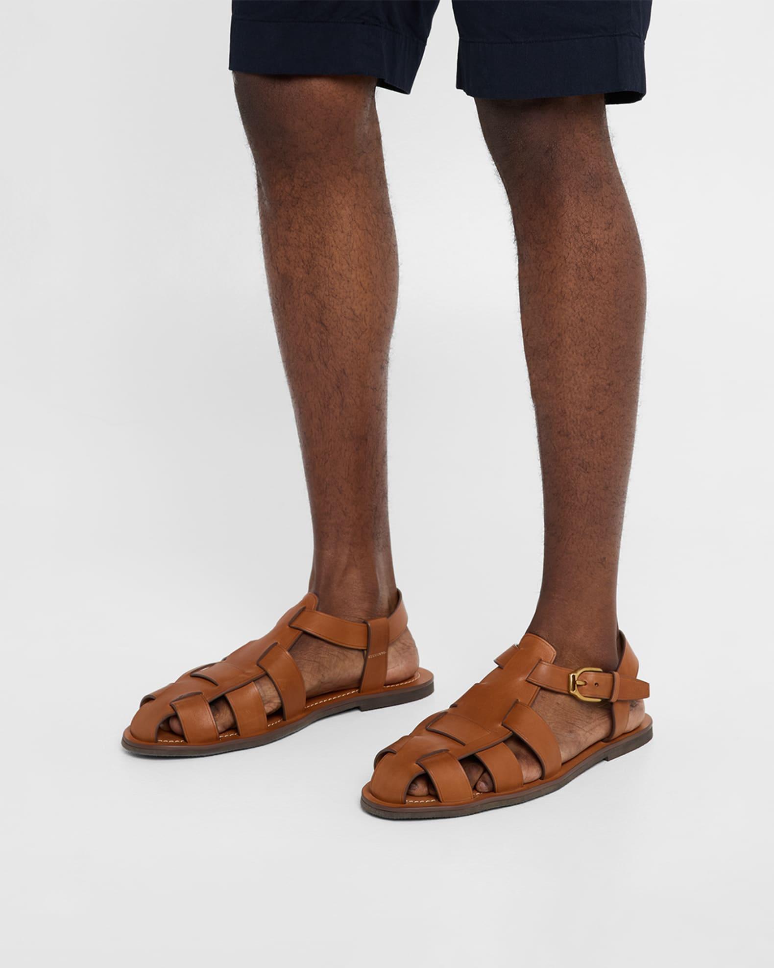 Men's Leather Fisherman Sandals Product Image