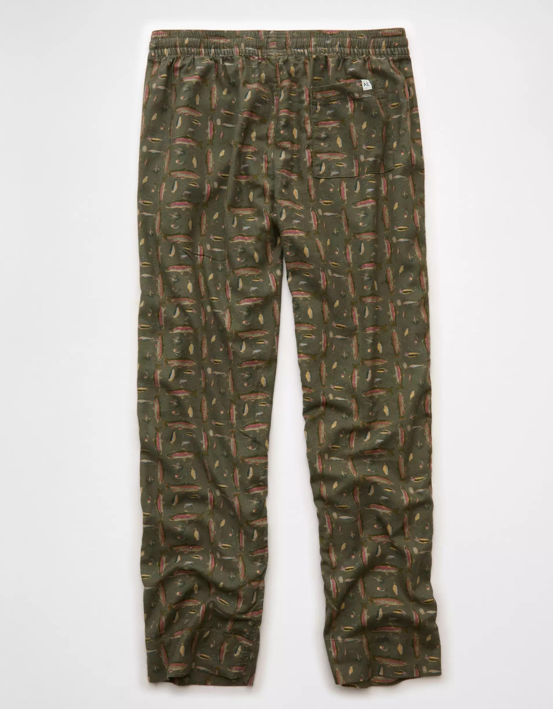 AE Open Leg Flannel Pant Product Image