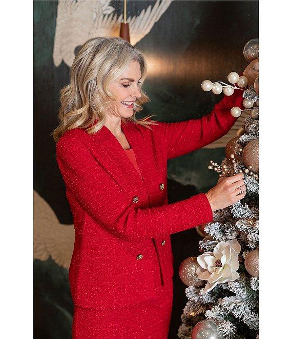 Ming Wang x Tanya Foster Petite Size Crepe Scoop Neck Sleeveless Tank Product Image