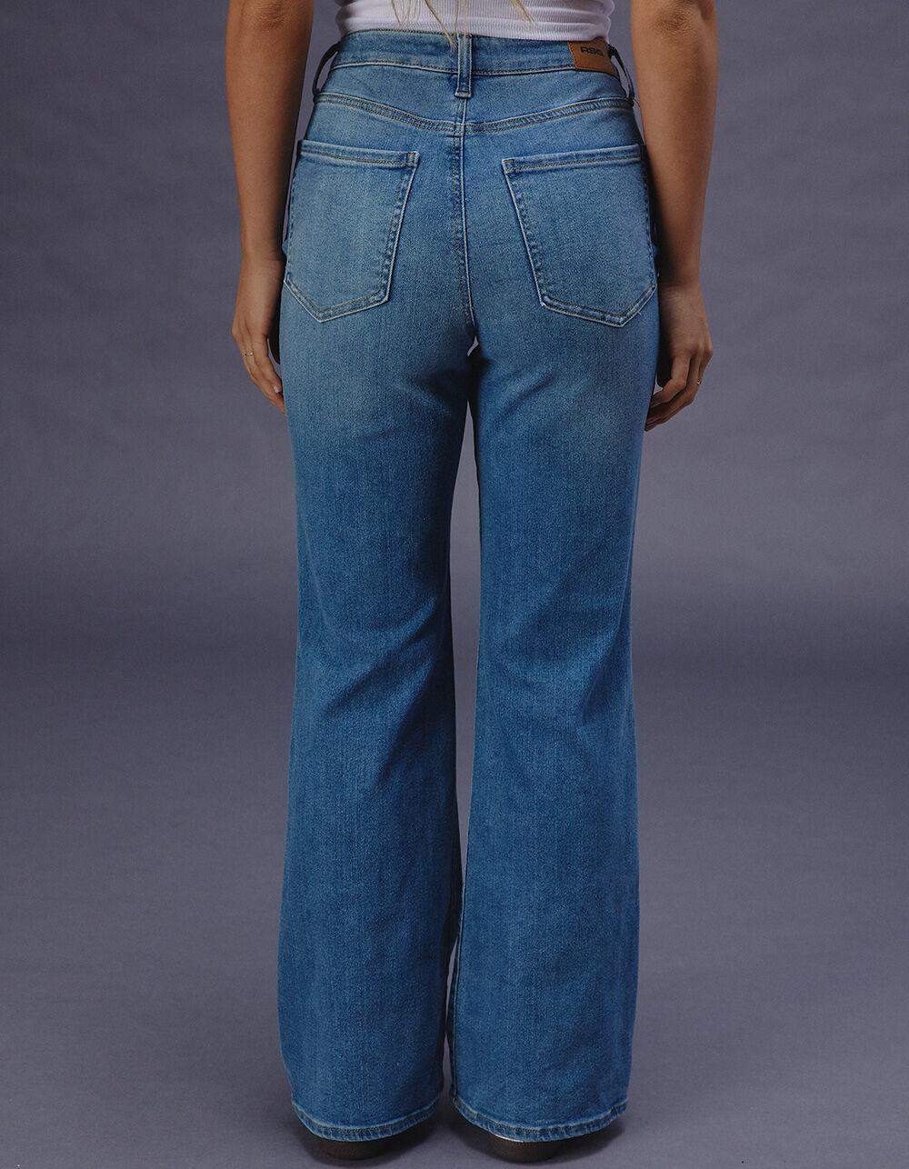 RSQ Womens High Rise Flare Jeans - MEDIUM WASH Product Image
