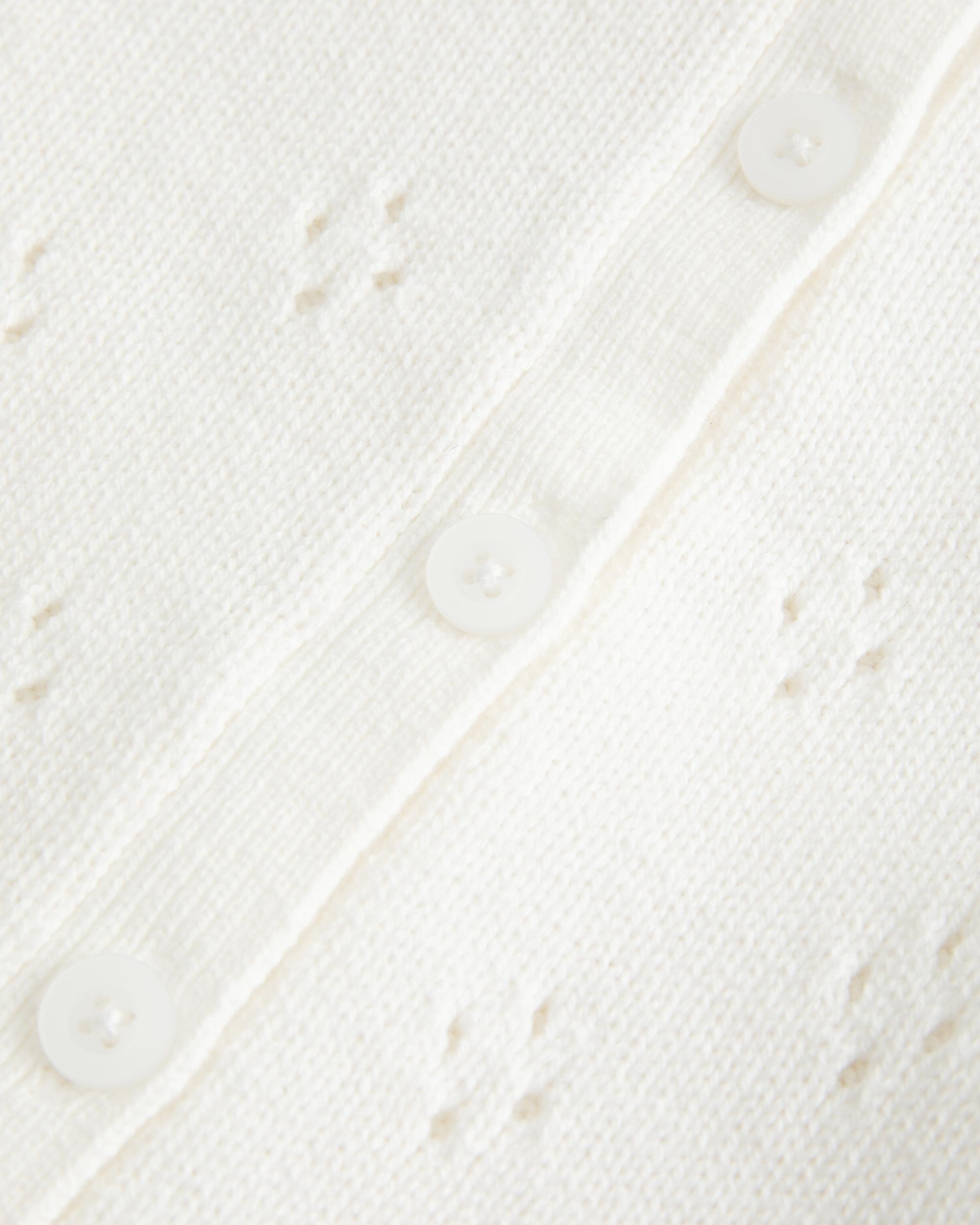 Eyelet Crew Cardigan Product Image