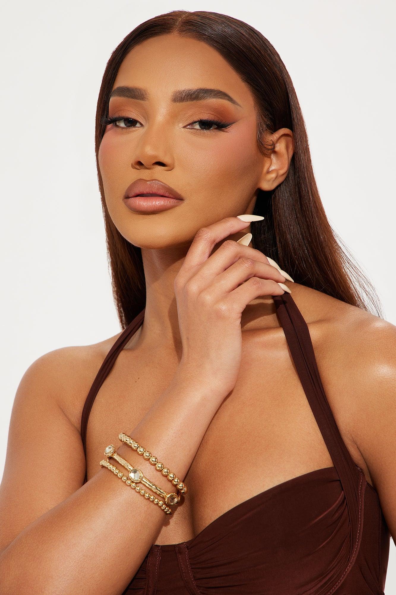 In Control 3 Piece Bracelet Set - Gold Product Image