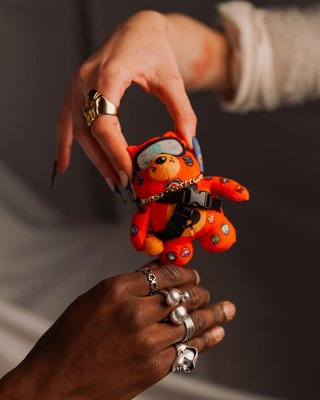 SKI MASK BEAR KEYCHAIN Product Image