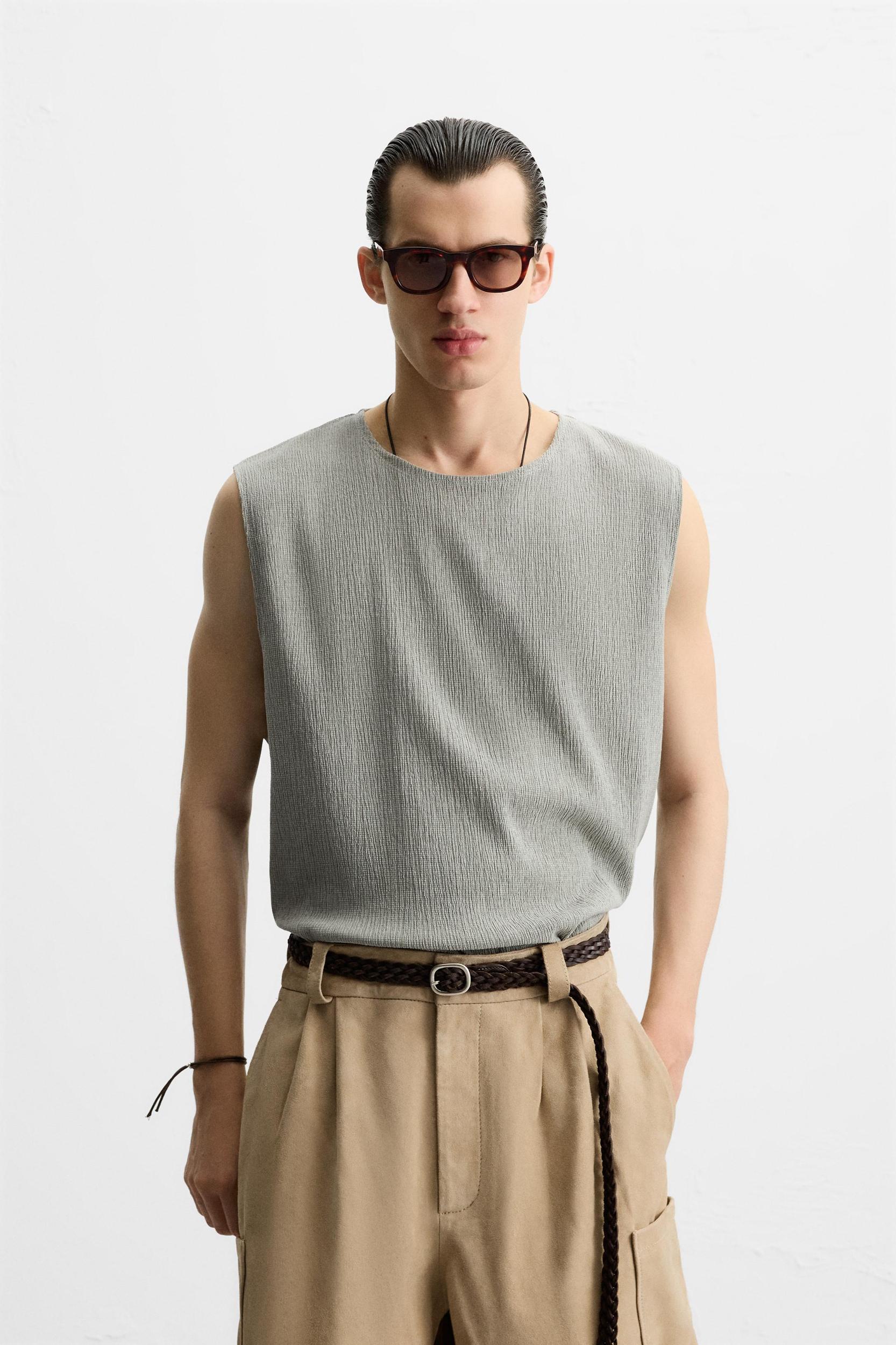 TEXTURED TANK TOP Product Image