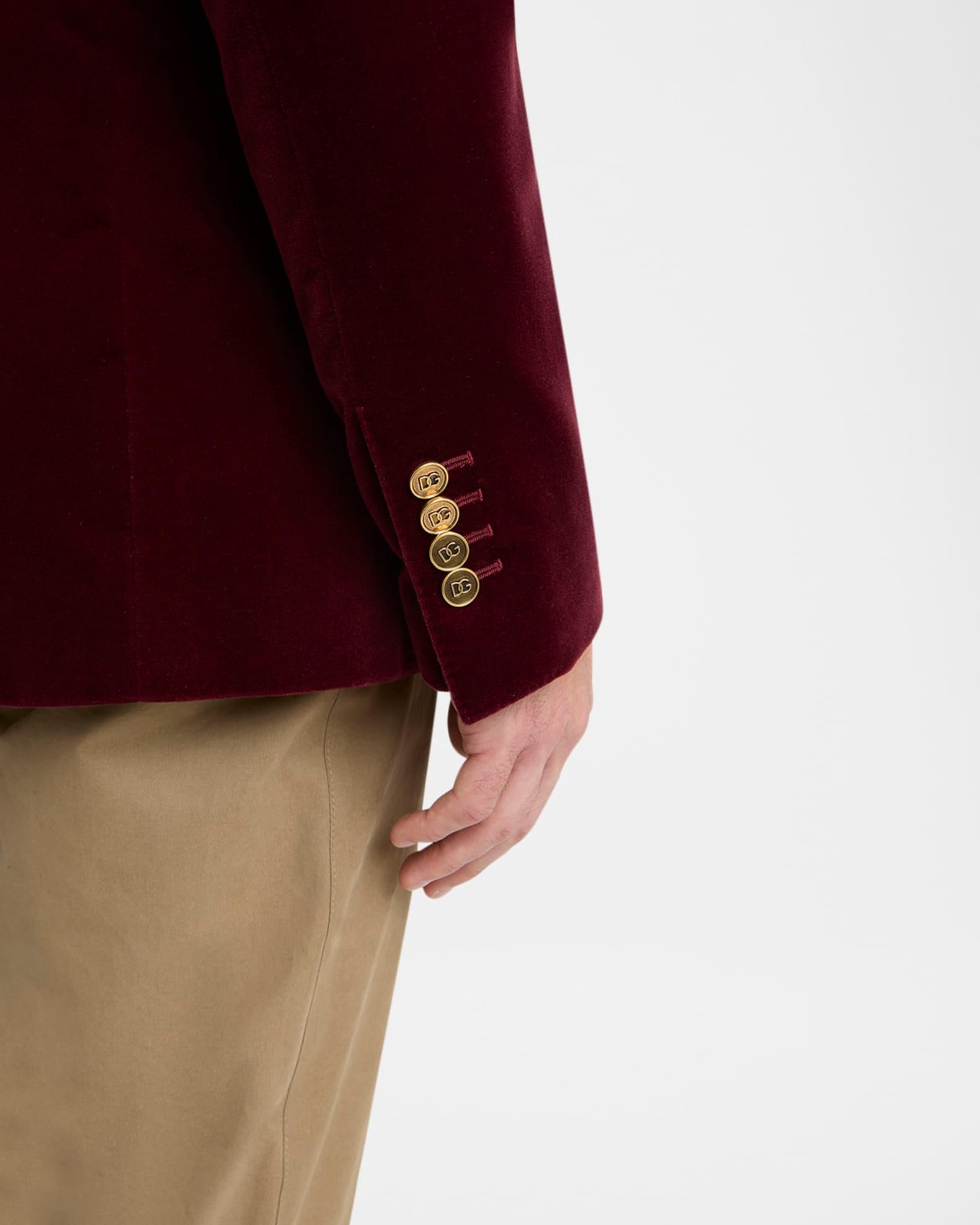 Men's Velvet Double-Breasted Peak Lapel Dinner Jacket Product Image