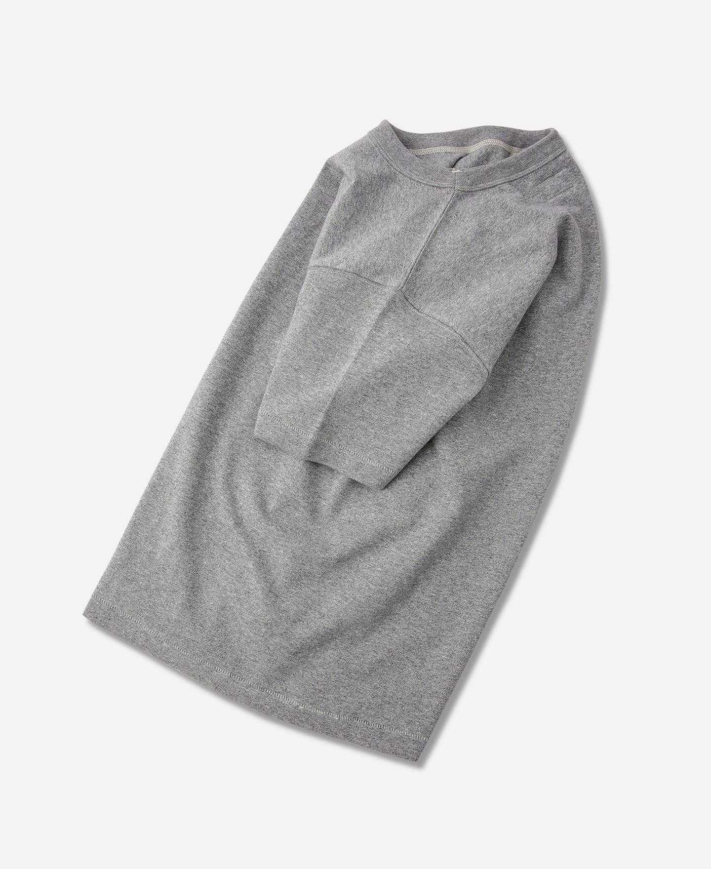 Loopwheel Tubular Athletic T-Shirt - Gray Product Image