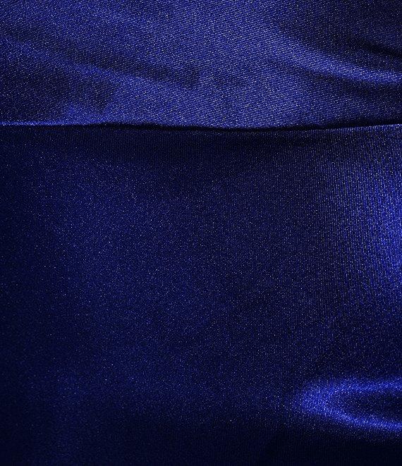 Blondie Nites Halter Drape Neck Sleeveless Dress Product Image