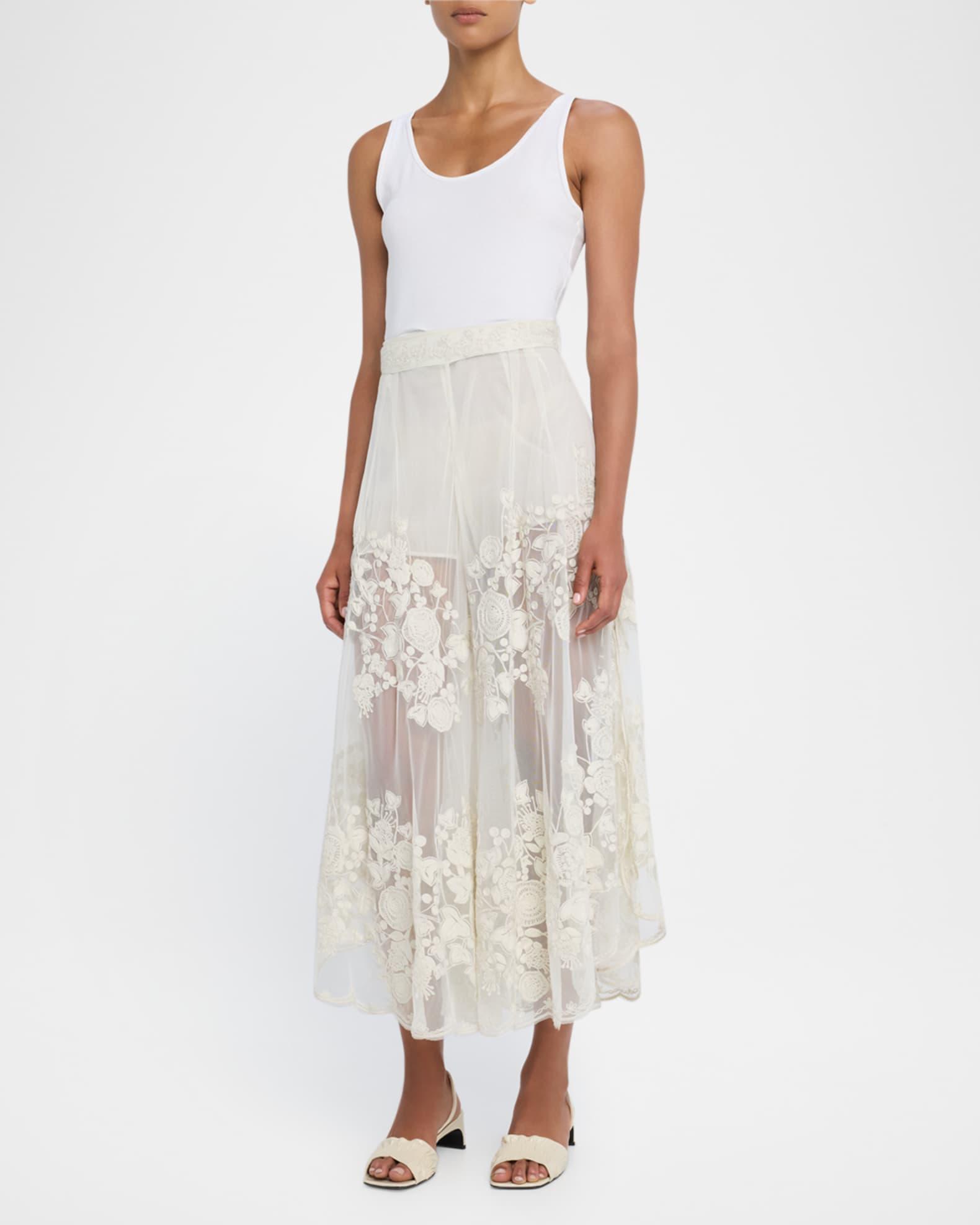 Arielle Pull-On Lace Flare Pants Product Image