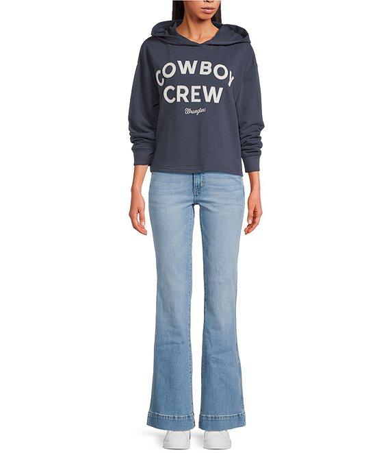 Wrangler® Retro® Cowboy Crew Long Sleeve Hoodie Product Image
