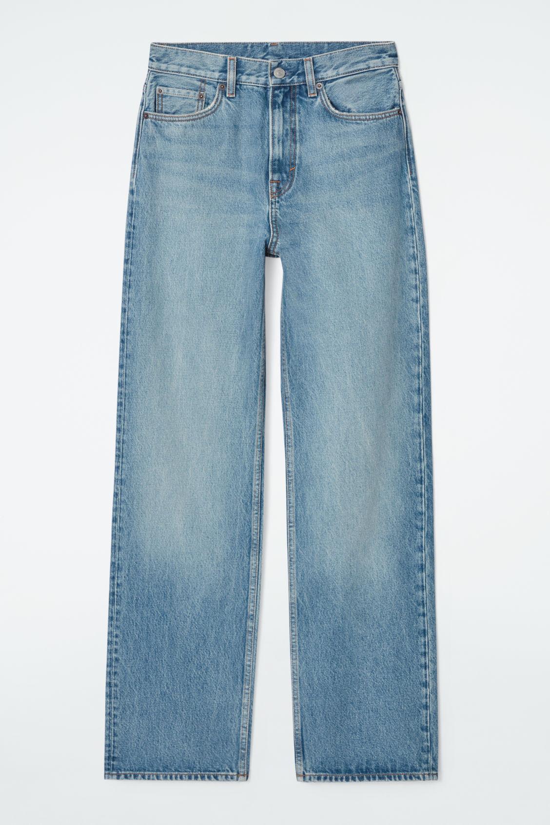 COLUMN STRAIGHT-LEG JEANS Product Image