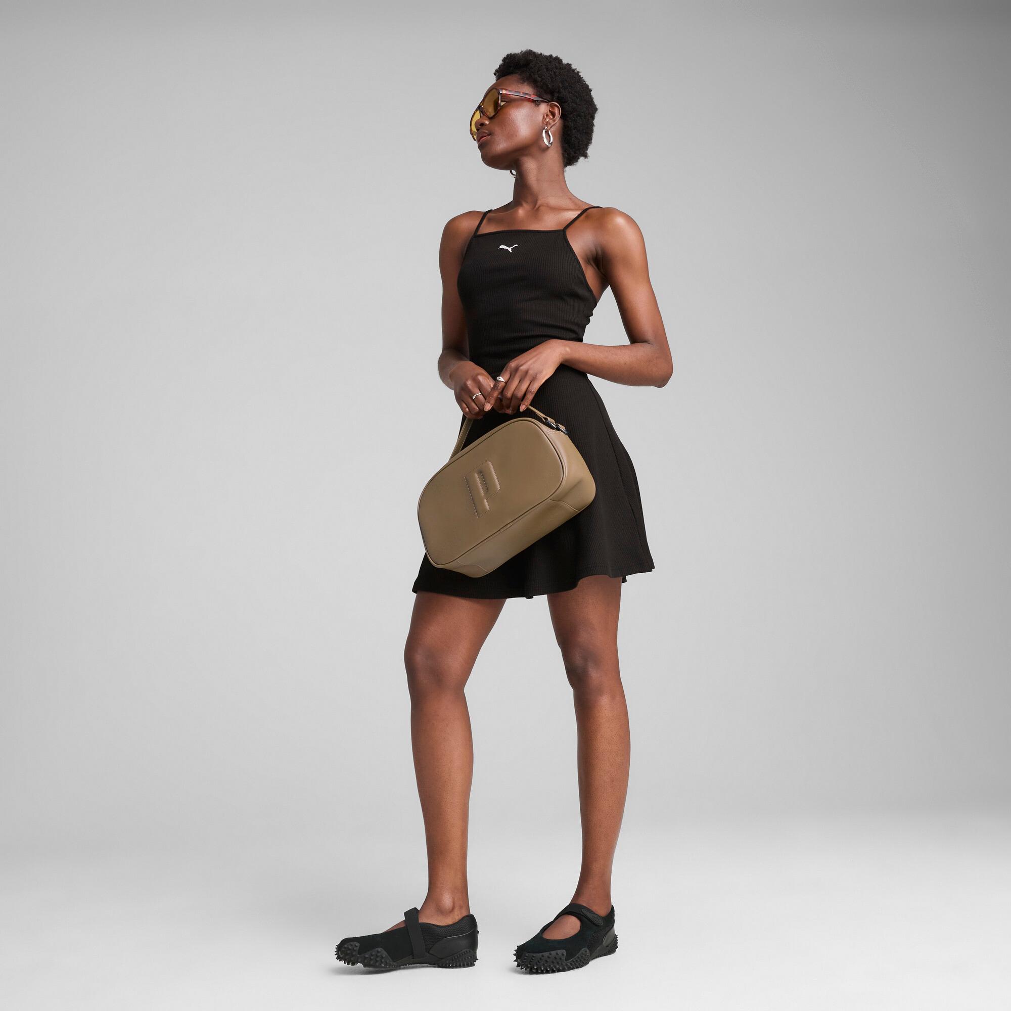 PUMA WARDROBE ESSENTIALS Women's Ribbed Flared Short Dress Product Image