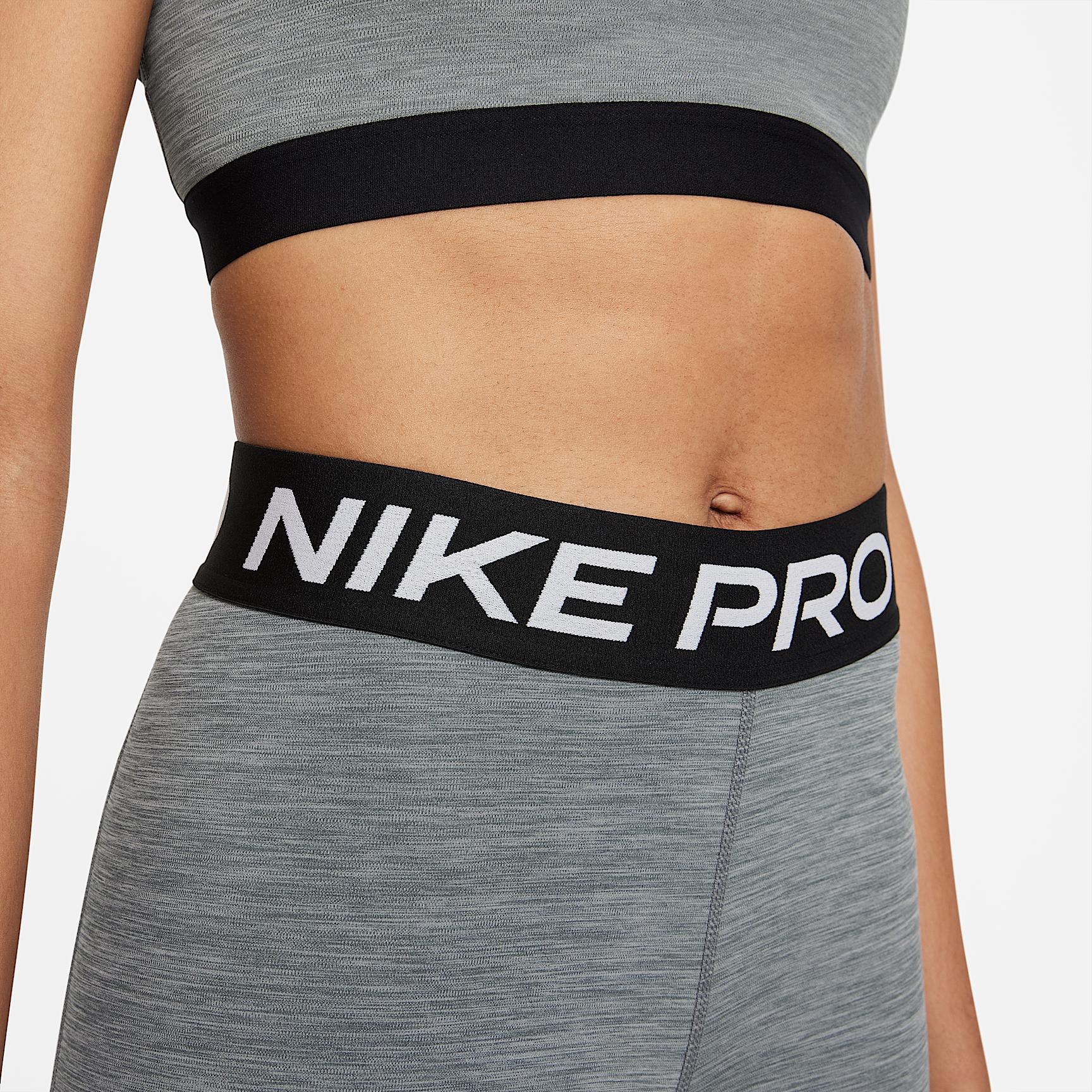 Womens Nike Pro Mid-Rise Crop Mesh-Panel Leggings | CZ9803-084 Product Image