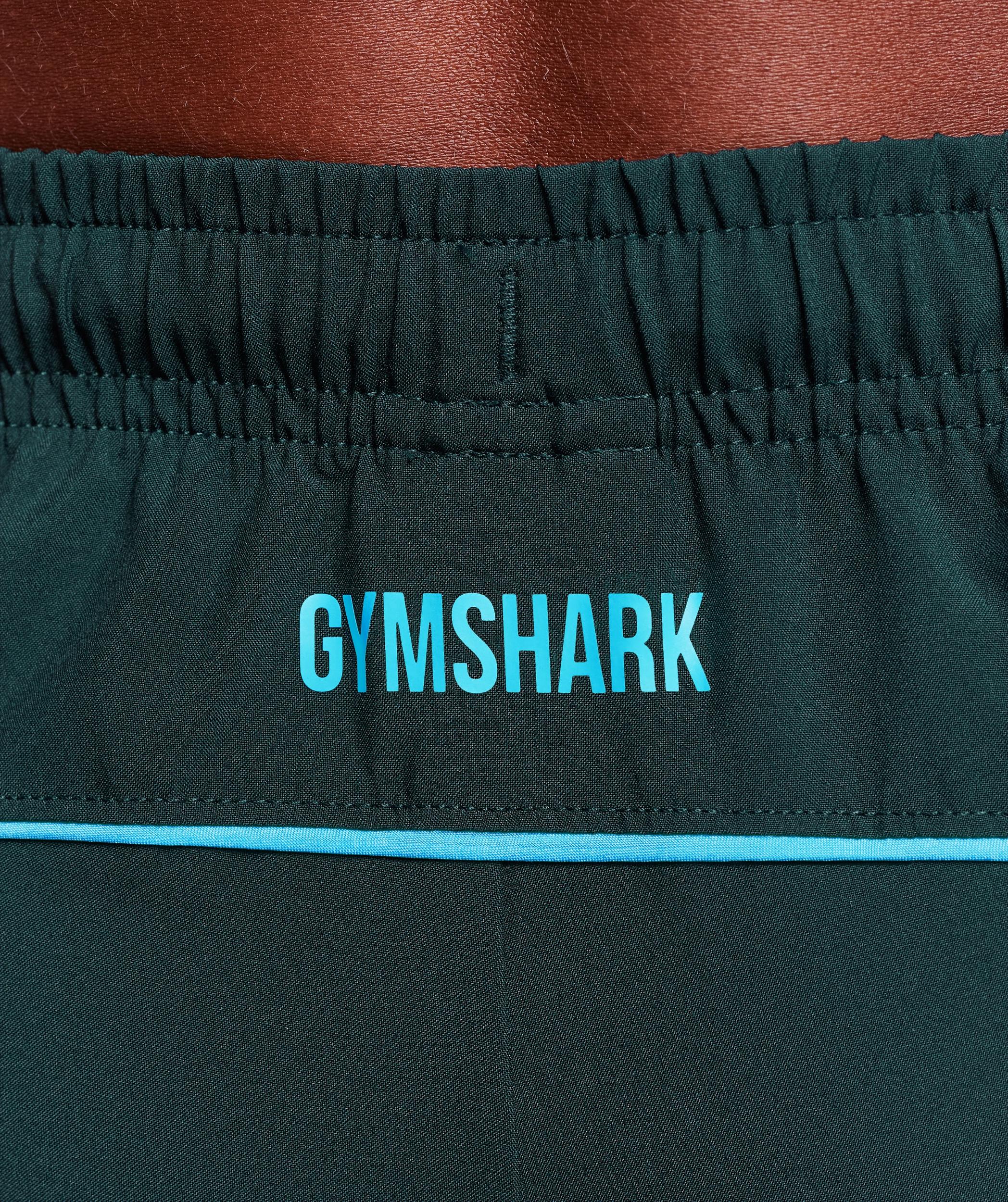 Gymshark Arrival Block 6" Shorts - Deep Petrol Blue Male Product Image