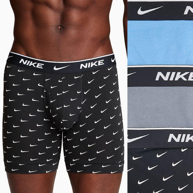 Nike Mens Stretch Cotton Boxer Briefs (3-Pack Product Image