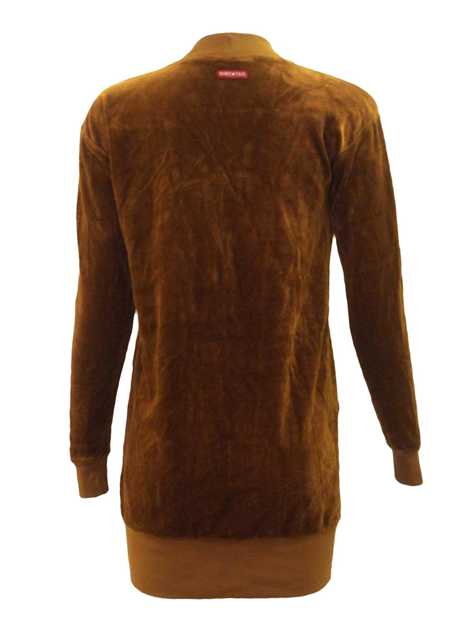 Hard Tail Velour Long Cardigan V-183 Product Image