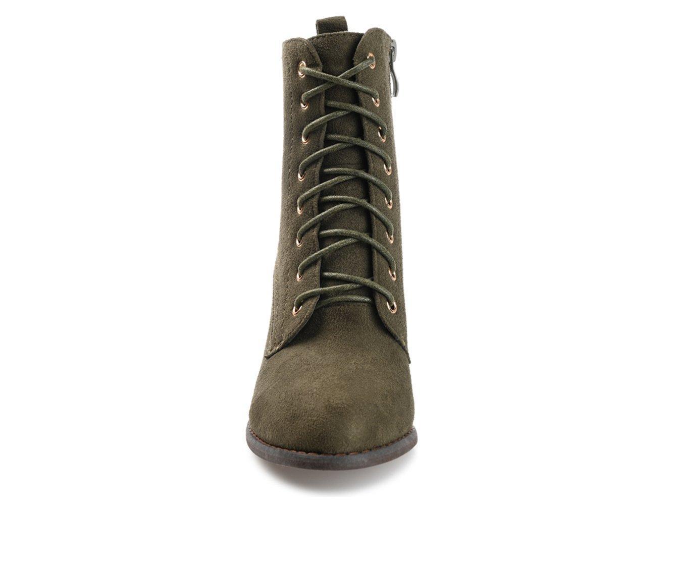 Women's Journee Collection Baylor Lace-Up Booties Product Image