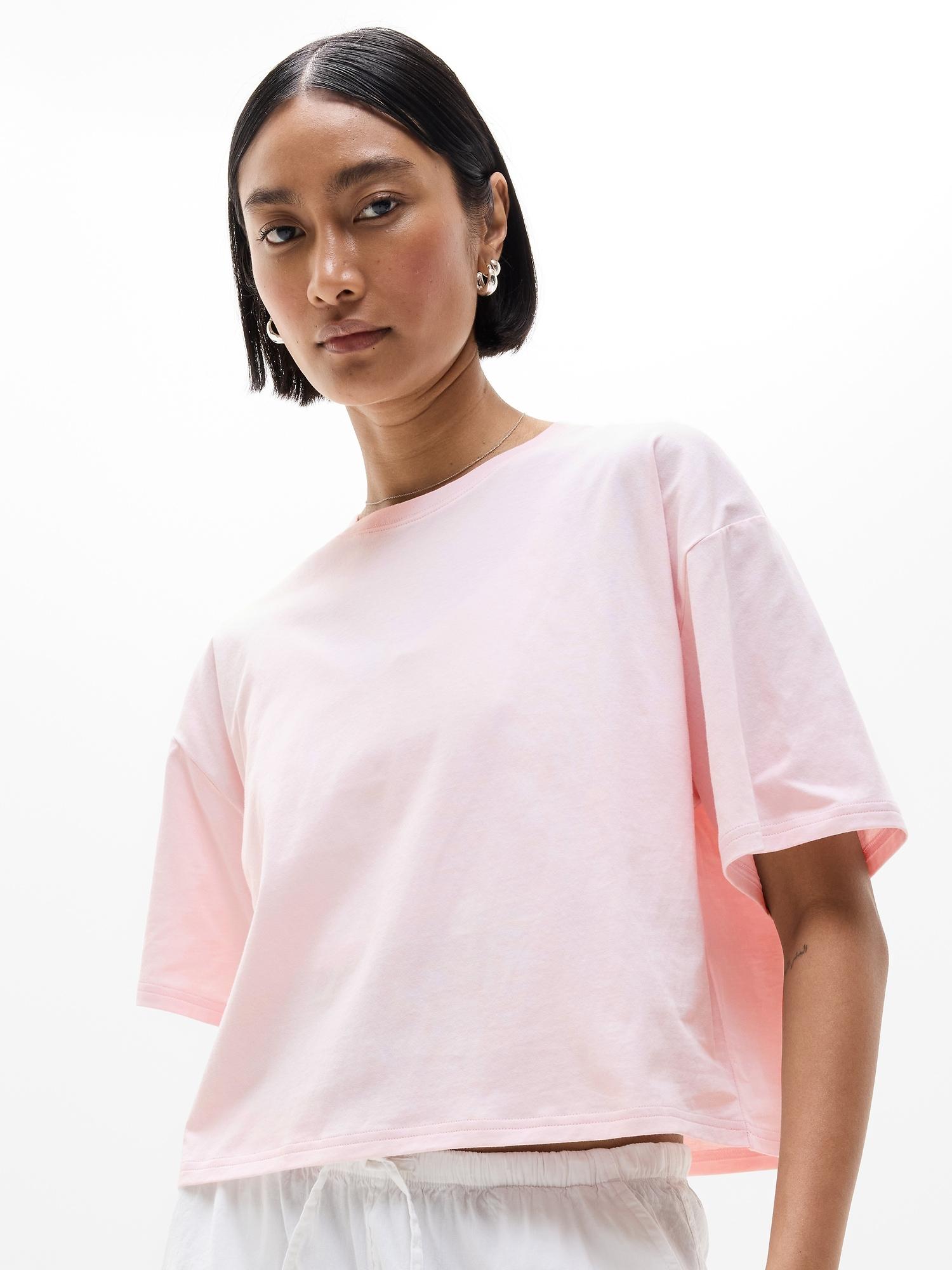 True Cotton Crop Tee Product Image