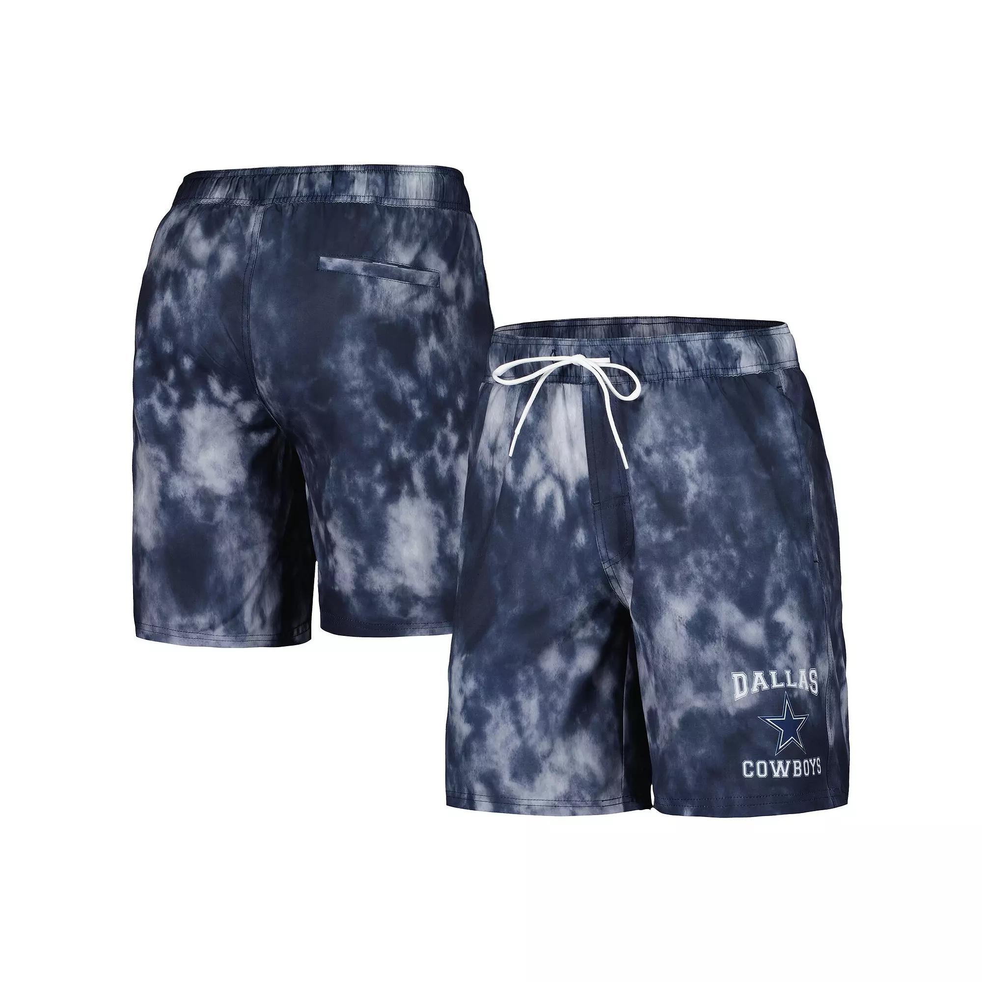 Men's G-III Extreme Navy Dallas Cowboys Change Up Volley Swim Trunks,  Product Image