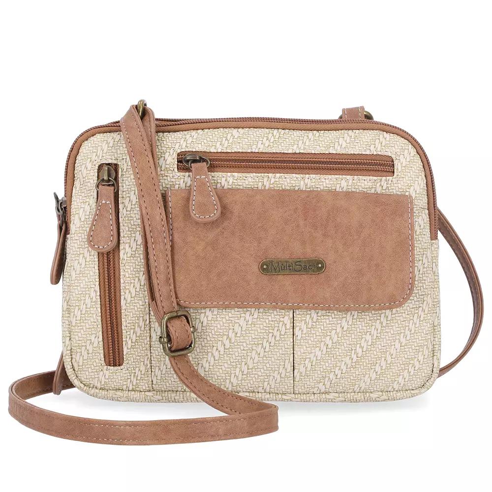 Women's MultiSac Zippy Crossbody Bag, Neutral Rope Product Image