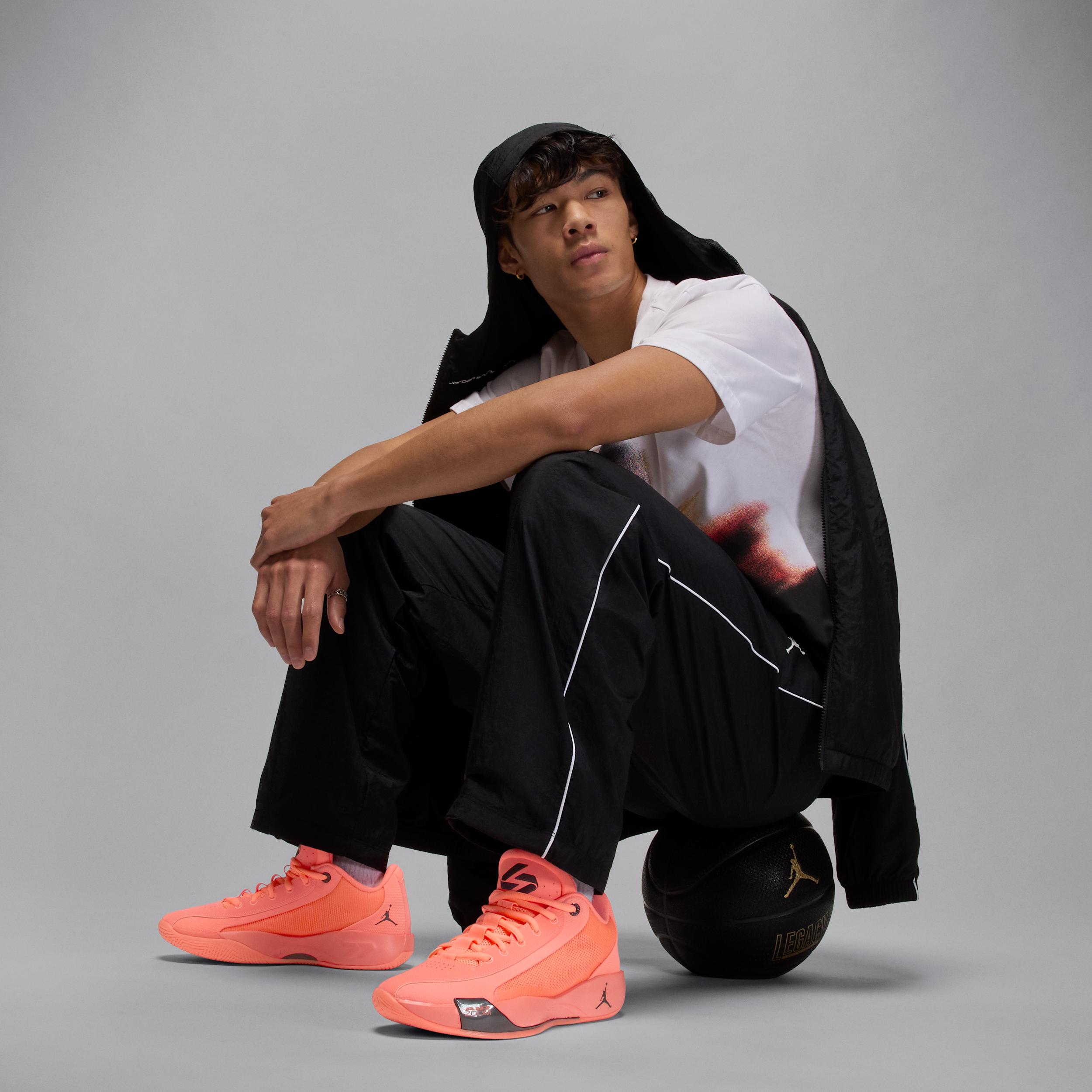 Nike Mens Luka .77 Bright Mango Basketball Shoes | HF0806-800 Product Image