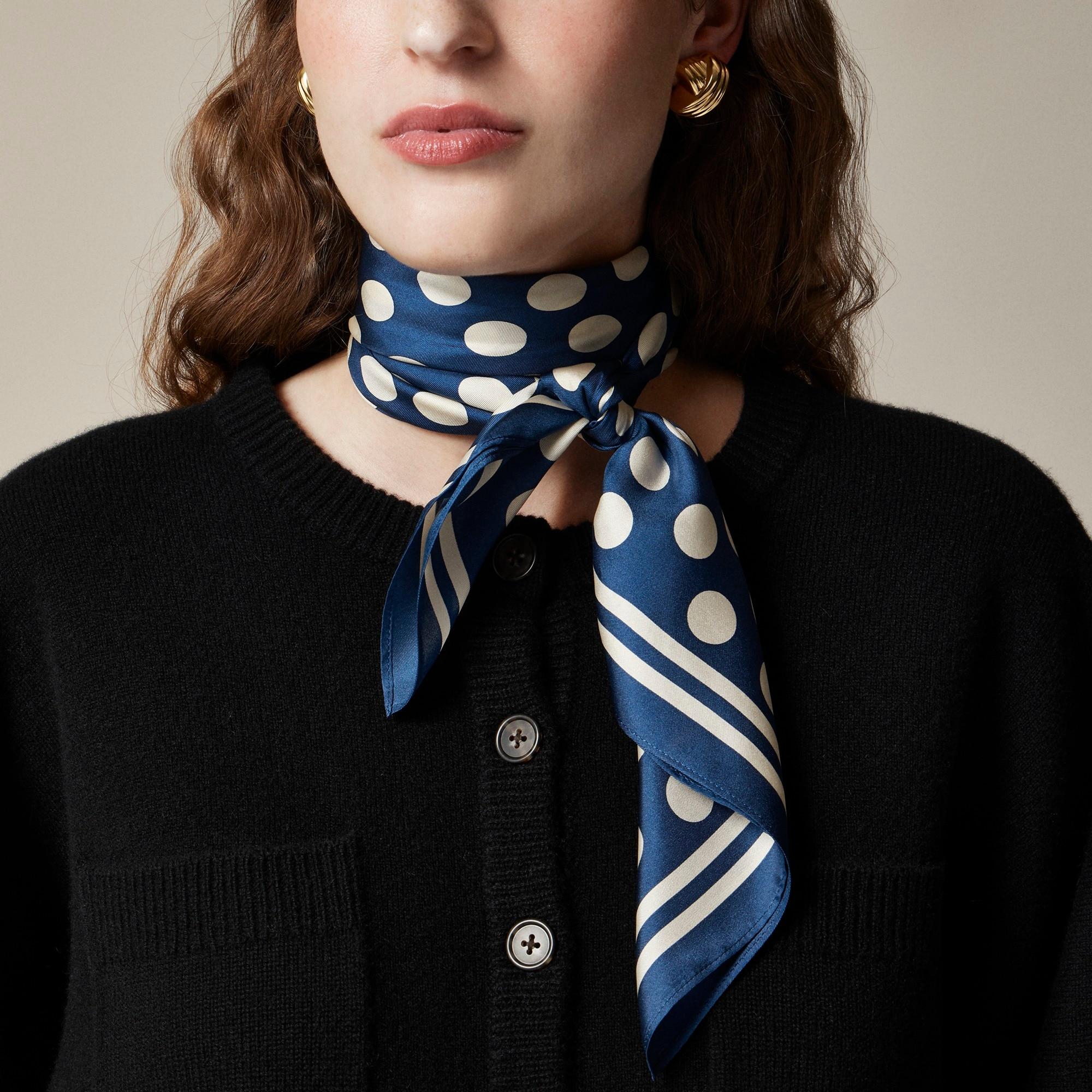 Oversized silk bandana Product Image