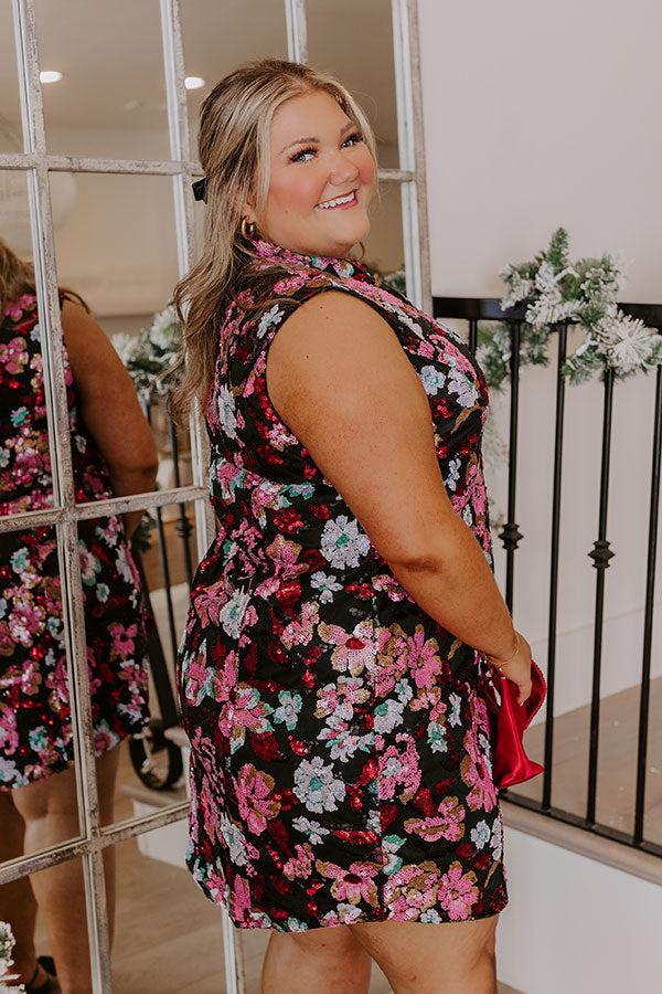 Show Stopper Sequin Mini Dress Curves Product Image