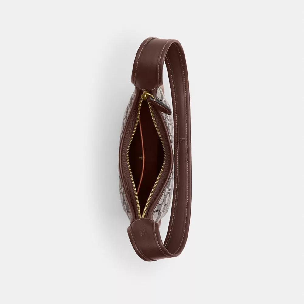 Curve Zip Bag In Signature Jacquard Product Image