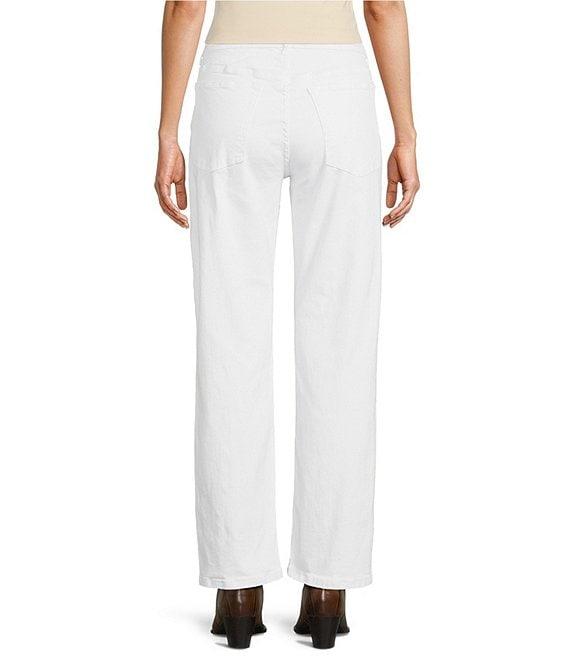 Reba Relaxed Straight Leg Distressed Denim Jeans Product Image