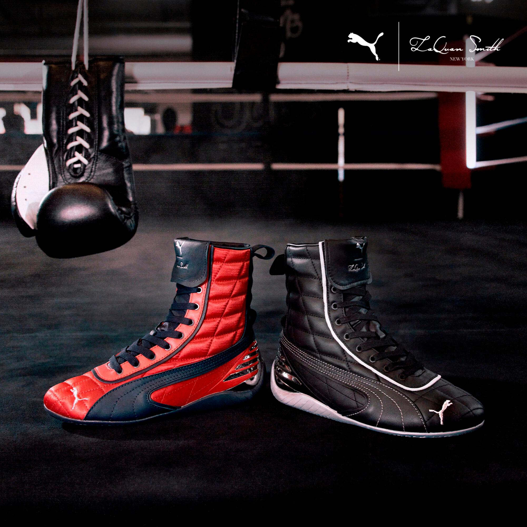 PUMA x LAQUAN SMITH Speedcat Women's Mid Sneakers Product Image