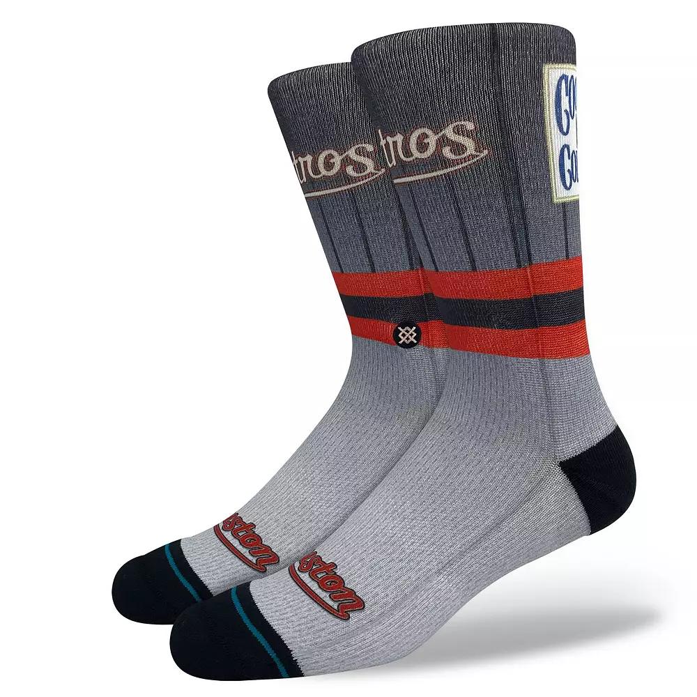 Men's Stance Houston Astros Cooperstown Collection Crew Socks, Size: Large, Team Product Image