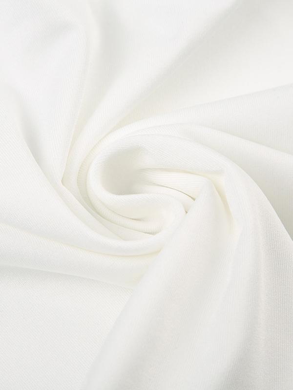 Hook Lace Patchwork Pleated Mini Skirts Product Image