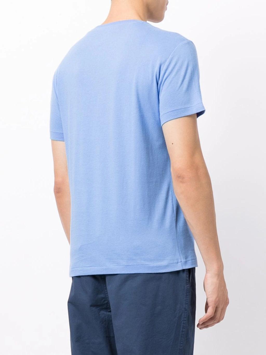 POLO RALPH LAUREN Logo Embroidery T-shirt In Blue Product Image