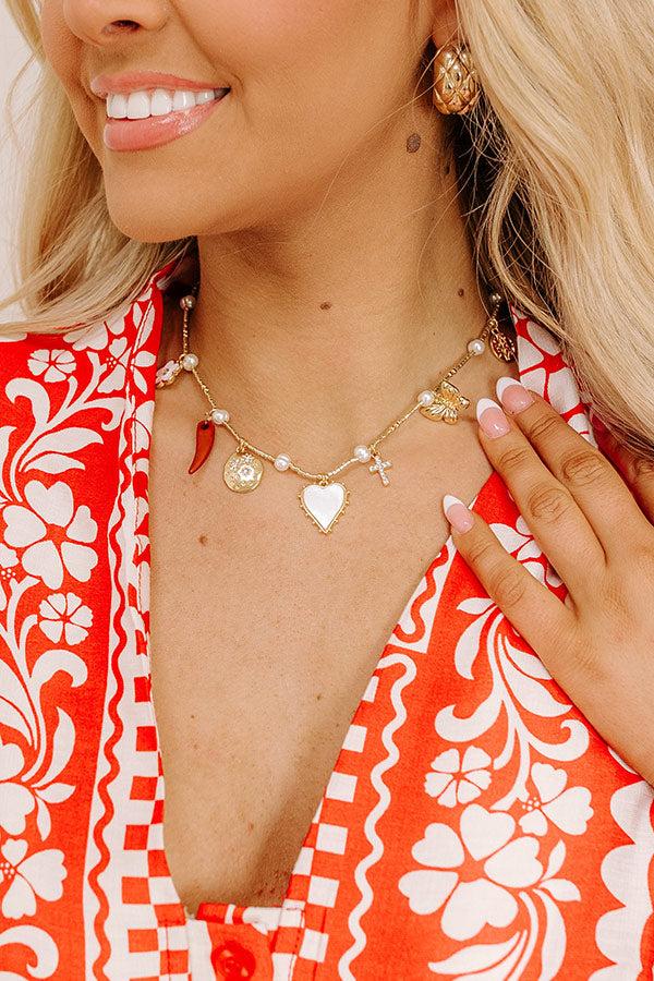 Feeling Social Charm Necklace Product Image