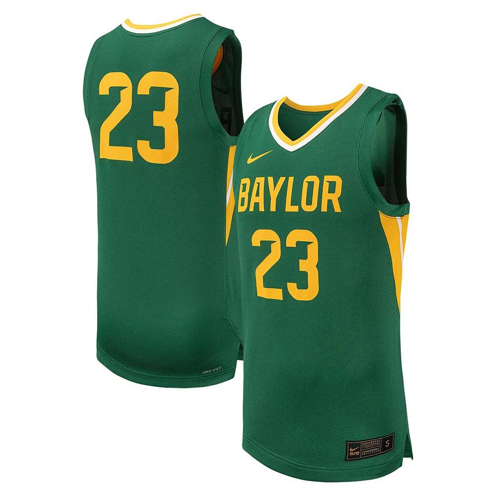 Men's Nike #23 Green Baylor Bears Replica Basketball Jersey,  Product Image