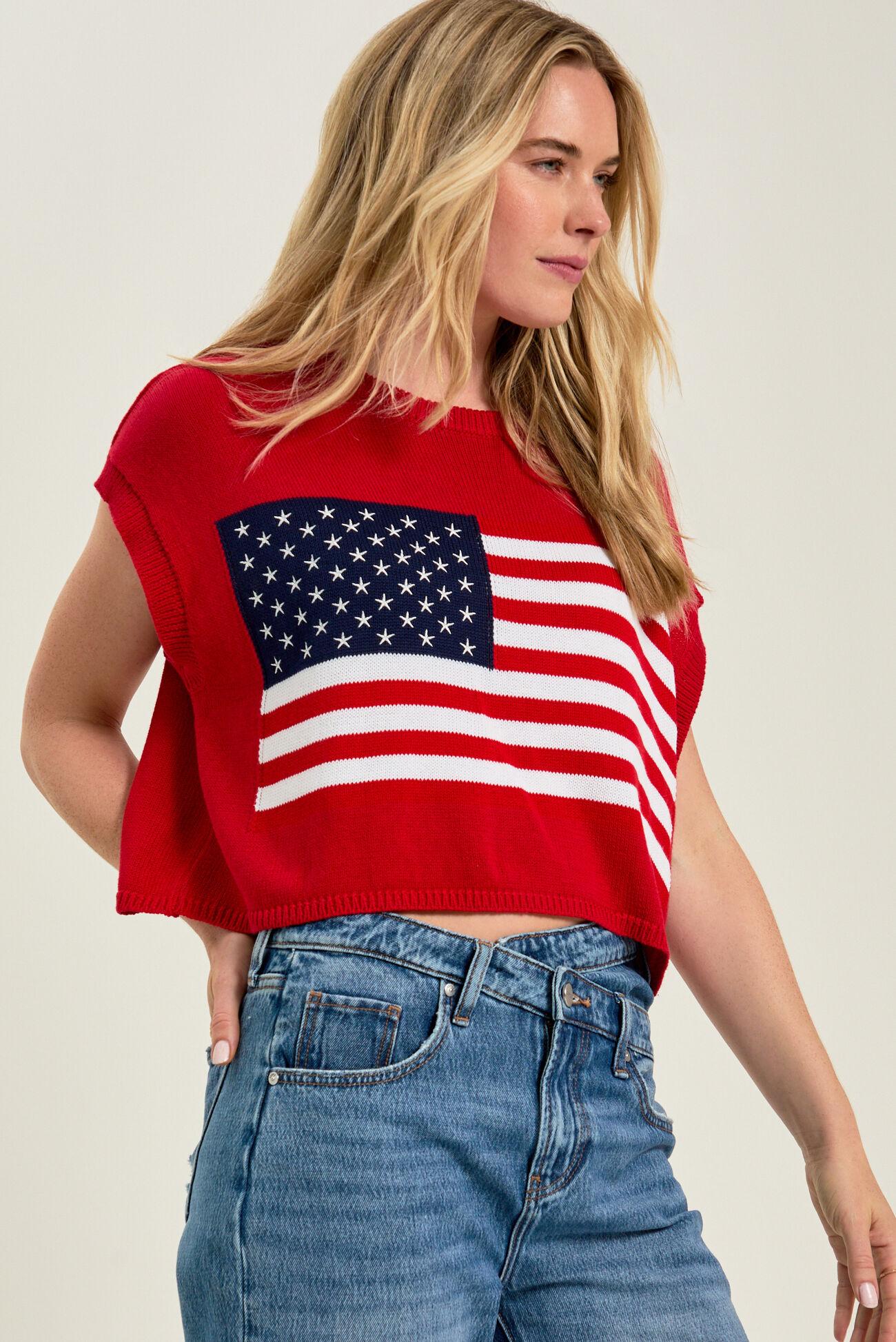 Americana Sweater Vest Product Image