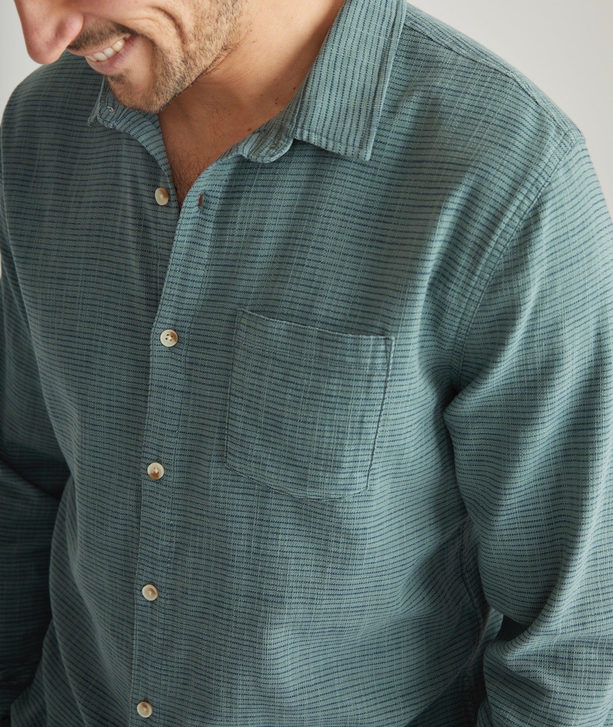 Stretch Selvage Long Sleeve Shirt Product Image