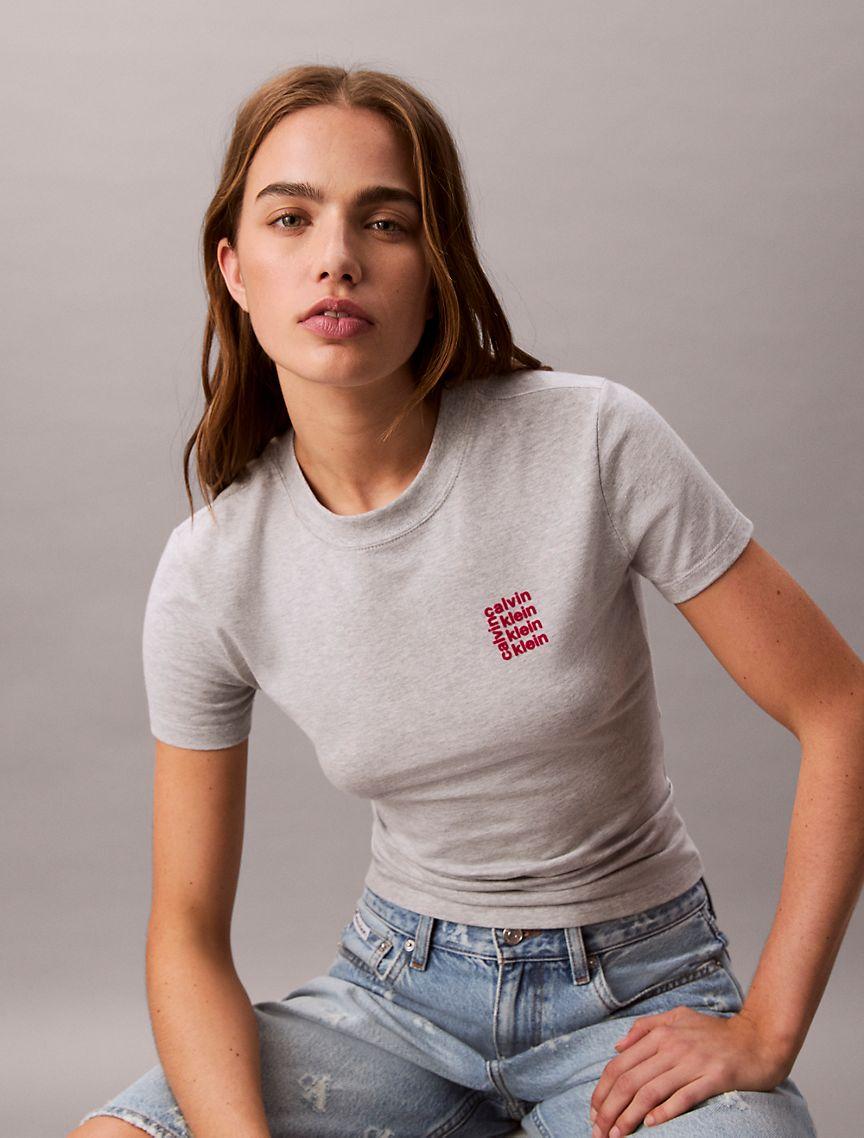 Square Logo Graphic Slim T-Shirt  Product Image