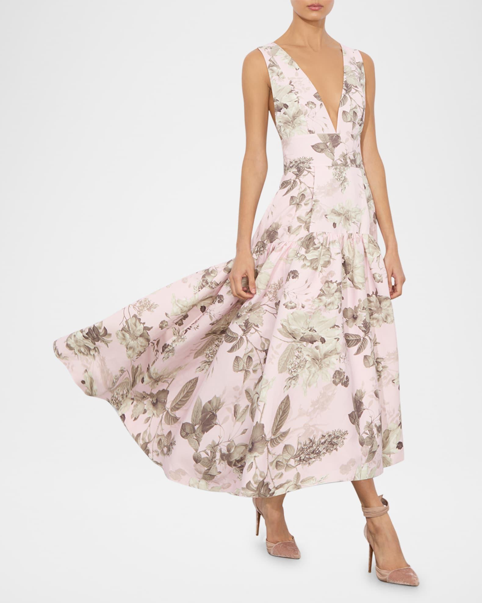 Lila Structured Midi Dress Product Image