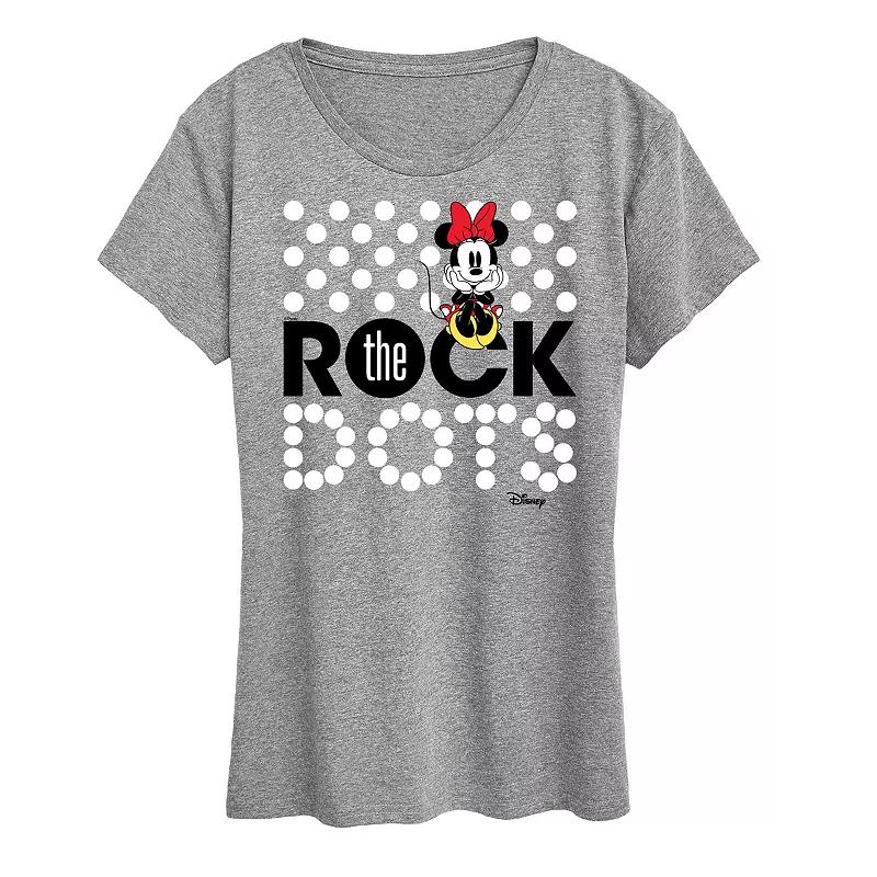 Disney's Minnie Mouse Rock The Dots Graphic Tee, Women's,  Product Image