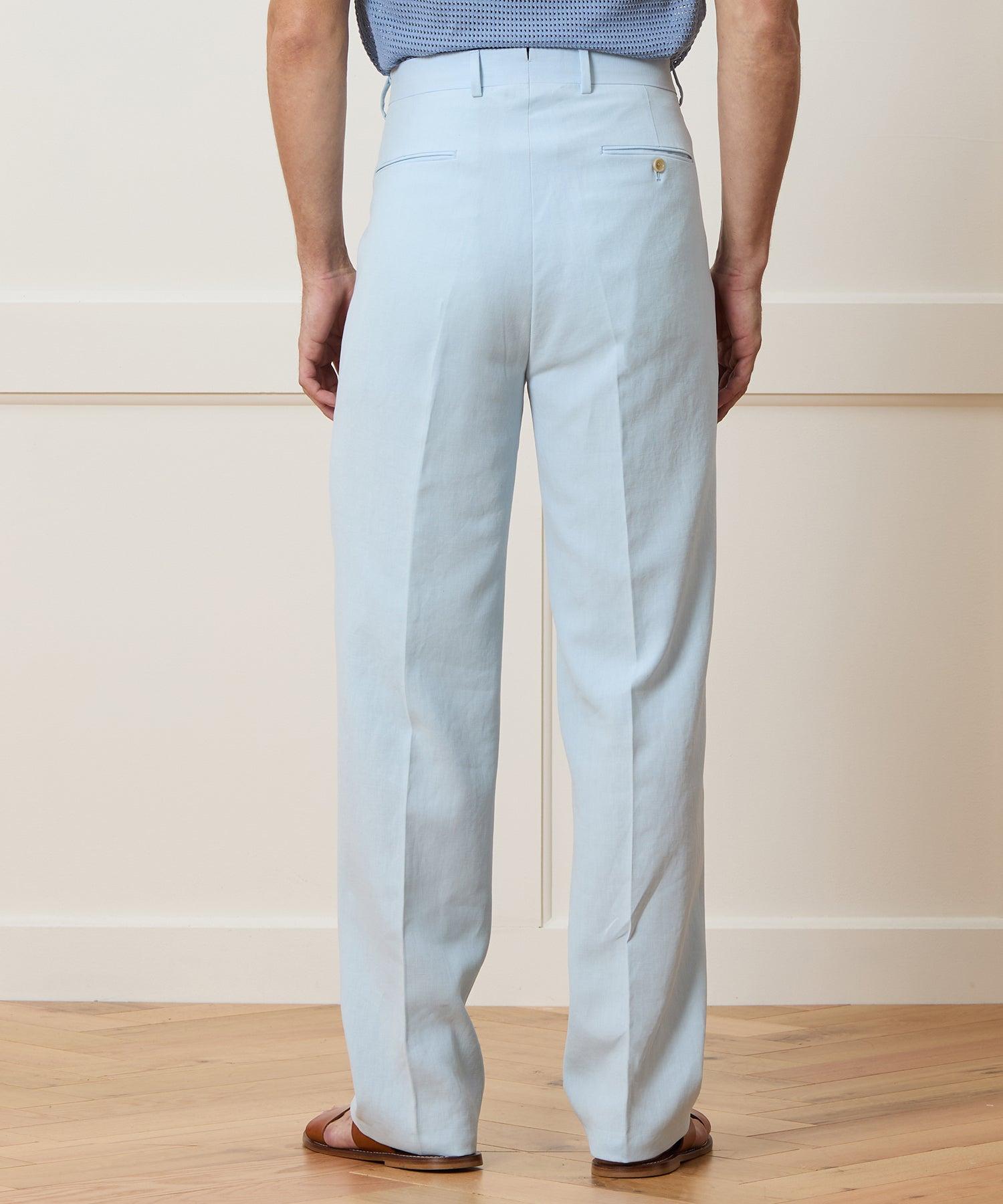 Italian Sueded Linen Wythe Trouser Product Image