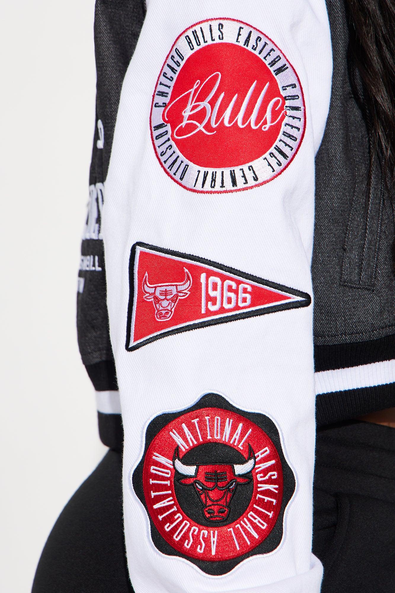 Bulls Home Game Jacket - Black Wash Female Product Image